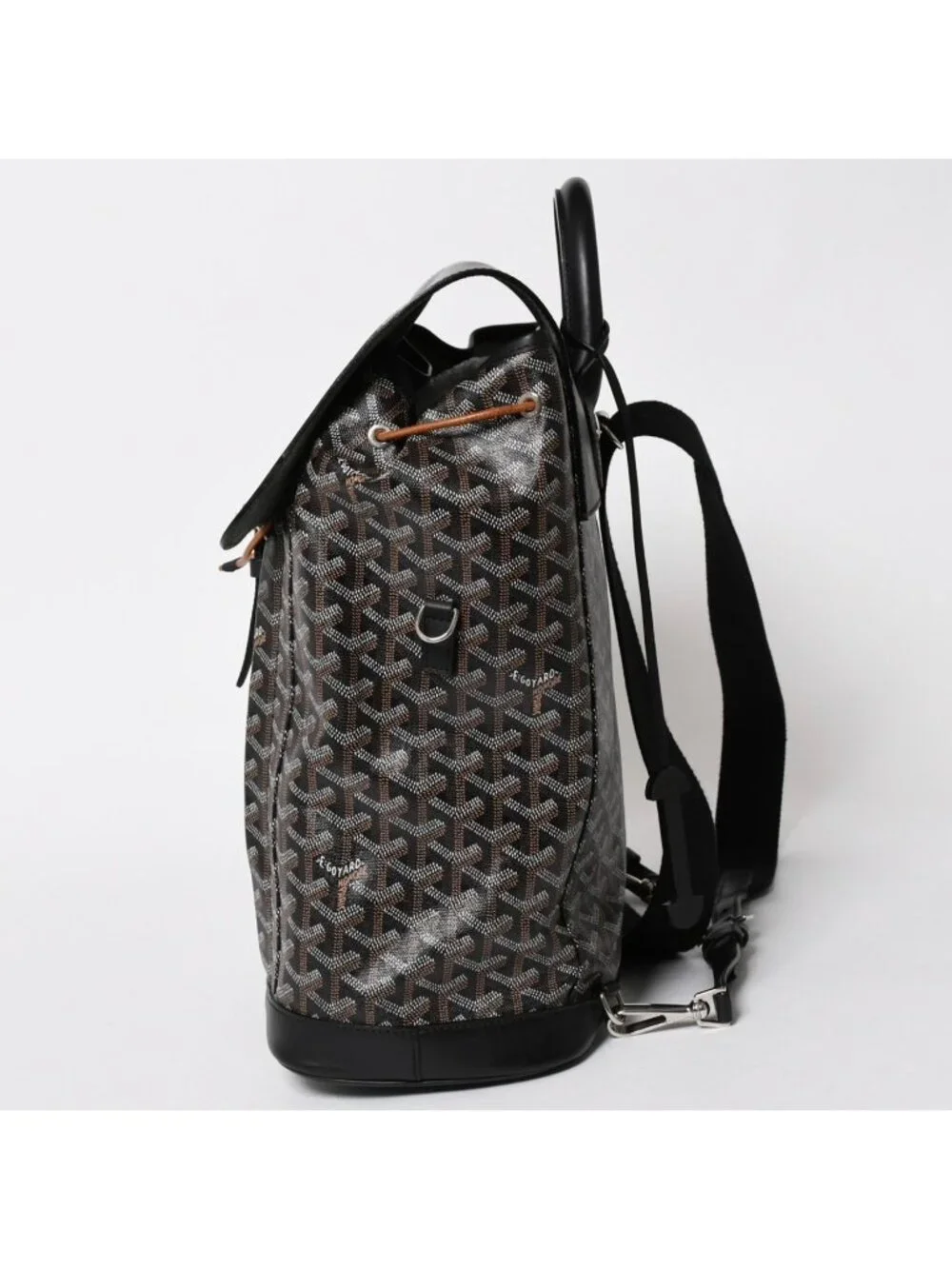 Goyard Alpine MM Backpack Leather Black